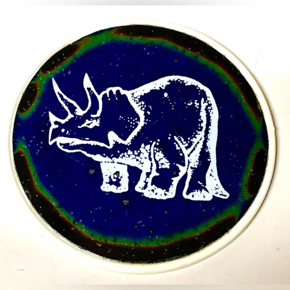 1980s Vintage Triceratops Dinosaur Thermal Heat Activated DYNO DISK - Picture 7 of 9